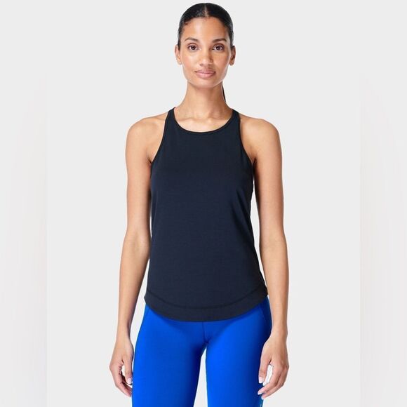Sweaty Betty Breathe Easy Run Vest - Black - Picture 1 of 9